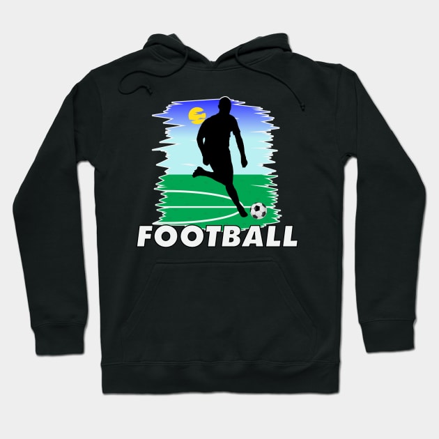 footballer Hoodie by STARSsoft